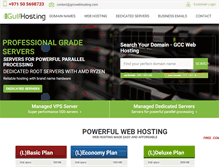 Tablet Screenshot of gccwebhosting.com